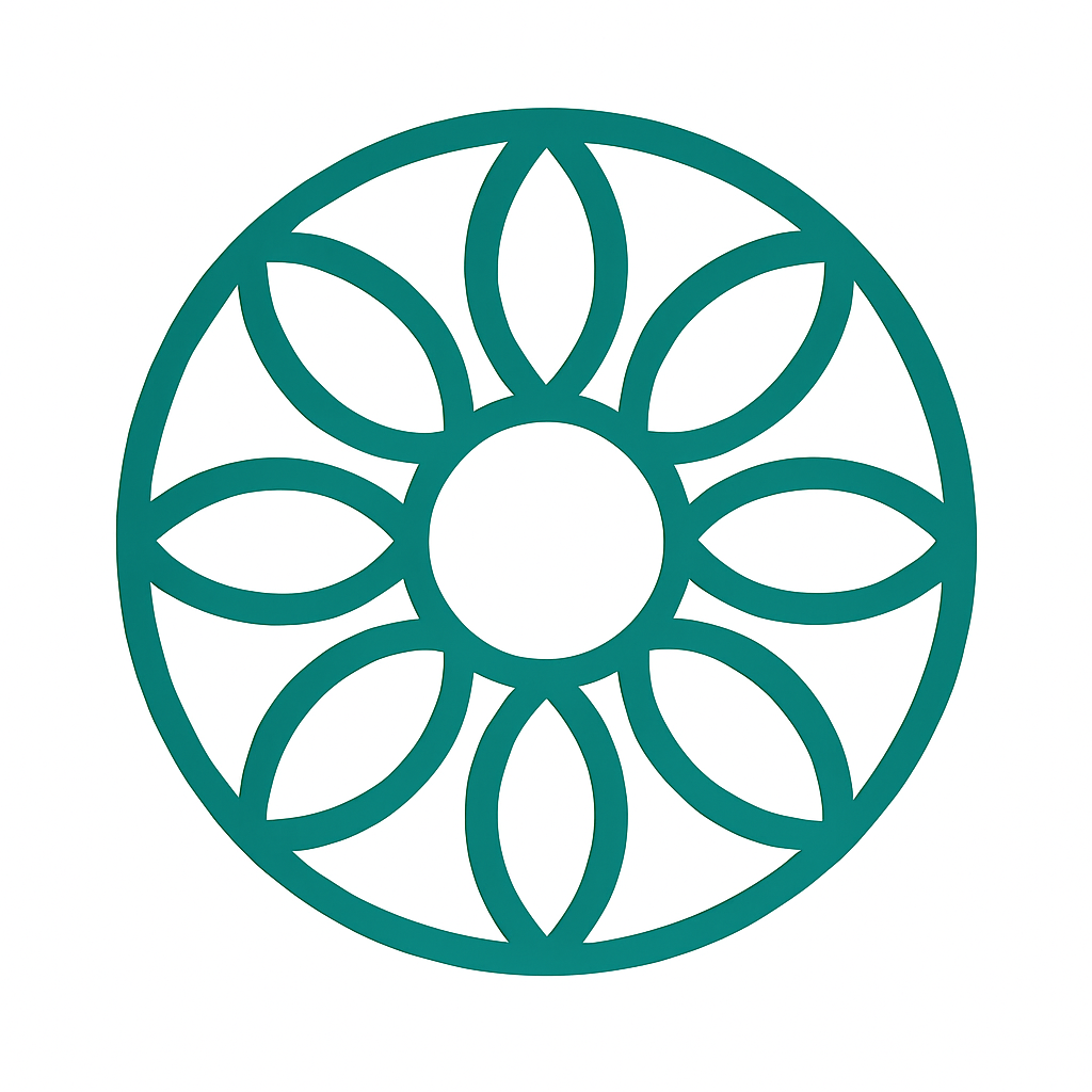 CreateWell Futures mandala emblem